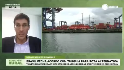 Brasil e Turquia firmam acordo para nova rota de exportação do agronegócio