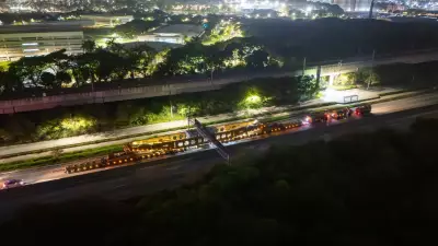 Carga Gigante de 138 Metros Afeta Trânsito na Ayrton Senna em Guararema