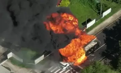 Cetesb avalia impactos ambientais após explosão de caminhão-tanque em Sorocaba