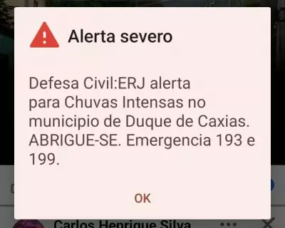 Chuva intensa atinge Grande Rio neste sábado com alagamentos e alerta da Defesa Civil