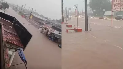 Chuvas intensas causam alagamentos e emergência em Marituba, na Grande Belém