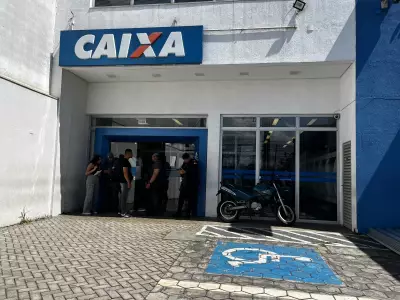 Câmeras de segurança registram sequestro de funcionárias de banco em Suzano