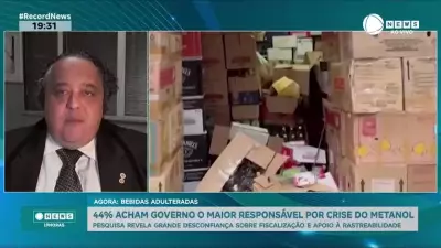 Crise do metanol: 44% dos brasileiros culpam governo por bebidas adulteradas