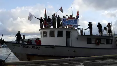 Cuba mobiliza busca por veleiros desaparecidos com ajuda humanitária vinda do México