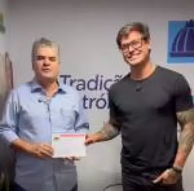 Dado Dolabella se filia ao MDB no Rio e anuncia pré-candidatura a deputado federal