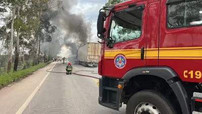 Dois motoristas morrem em grave acidente com incêndio na BR-251 em Salinas