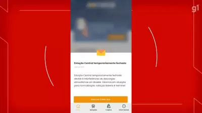 Estação Central do Metrô-DF é fechada após raios afetarem sistema elétrico durante tempestade
