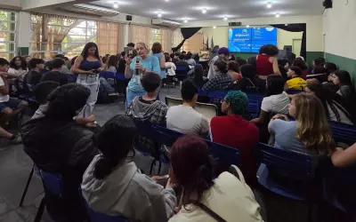 ETEC de Itanhaém recebe workshop sobre sustentabilidade integrada com 120 alunos