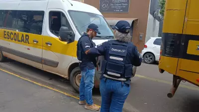 Fiscalização em General Salgado (SP) apreende veículos e encontra irregularidades no transporte escolar