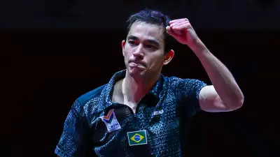 Hugo Calderano avança às quartas de final do WTT Champions Chongqing na China