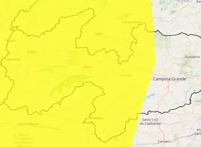 Inmet emite alerta amarelo de chuvas intensas para 129 cidades da Paraíba