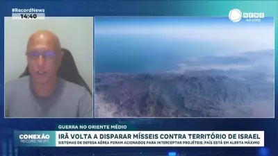 Irã dispara nova onda de mísseis contra Israel em terceiro dia de conflito no Oriente Médio