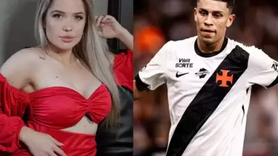 Larissa Ferrari, que denunciou Payet, inicia romance com meia colombiano do Vasco