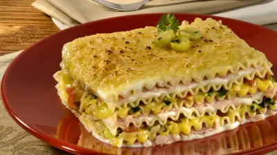 Lasanha ao Creme de Mandioquinha com Alho Poró: Receita Cremosa e Aconchegante