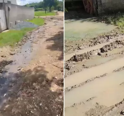 Moradores de Itaperuna sofrem com esgoto a céu aberto e ruas precárias em distrito