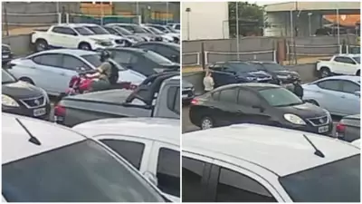 Motociclista assalta alunas em estacionamento de academia no bairro Passaré, em Fortaleza