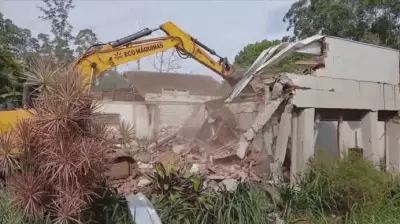 Muçum inicia demolição de casas em áreas de risco após enchentes no Vale do Taquari