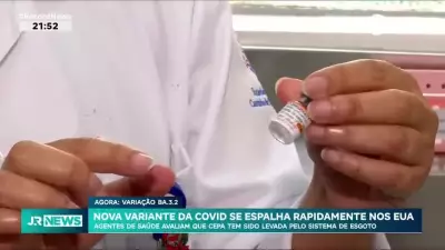 Nova Variante da Covid-19 se Espalha Rápido nos EUA Através do Esgoto