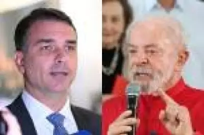 Pesquisas eleitorais apontam empate técnico entre Lula e Flávio Bolsonaro