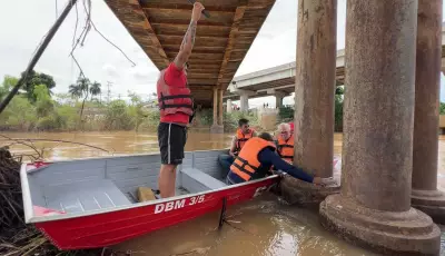 Ponte Barcelos Martins passa por nova vistoria técnica após afundamento de pilar