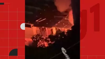Porteiro salva família após explosão de botijão de gás incendiar casa em Vitória