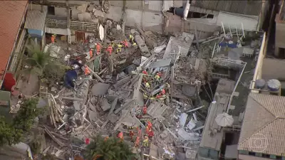 Prédio de quatro andares desaba em Belo Horizonte e deixa oito mortos; quatro desaparecidos