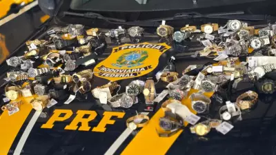 PRF apreende relógios sem nota fiscal e prende suspeito por furto em Barra do Corda
