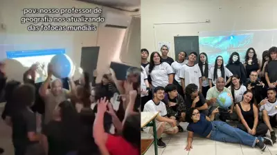 Professor piauiense viraliza com meme de 'fofocas mundiais' em turma de SC