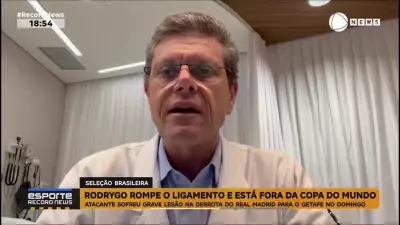 Rodrygo sofre ruptura de ligamento e está fora da Copa do Mundo de 2026