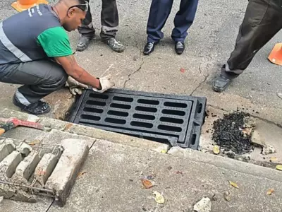 Santos instala grelhas ecológicas de plástico reciclado para modernizar drenagem urbana
