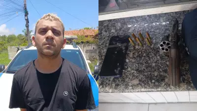 Suspeito de duplo homicídio no litoral do Piauí é preso com arma e munições