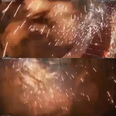 Vídeos captam momento exato de raio atingindo residência na zona Sul de Porto Velho