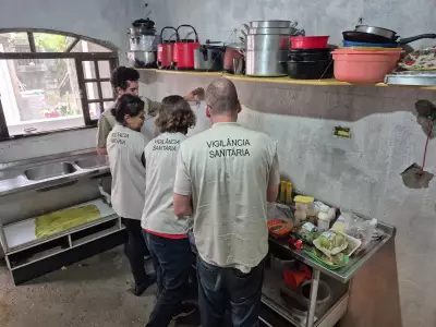 Vigilância Sanitária interdita comunidade terapêutica e apreende 170 kg de alimentos vencidos em Suzano