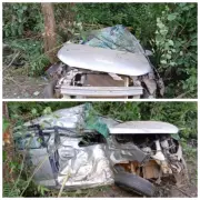 Acidente na MGC-122 em Janaúba deixa três feridos após carro bater em árvores