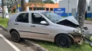 Adolescente sem CNH fica em estado grave após acidente com sete passageiros em Patrocínio