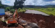 Após um mês de interdição, obras de reconstrução do Acesso Norte começam em Juiz de Fora