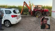 Borracheiro morre após trator cair sobre ele durante reparo em posto de combustíveis em Rubinéia