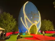 Campos do Jordão inaugura ovo de Páscoa de 20 metros para tentar recorde mundial