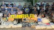 Casal é preso com mais de 150 kg de drogas em Jundiaí, São Paulo