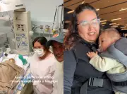 Chilena descobre gravidez em trabalho de parto no aeroporto de Florianópolis