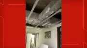 Chuva intensa provoca desabamento parcial de teto em hospital público do Distrito Federal