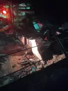 Chuva provoca deslizamento em Serra Negra e soterra duas pessoas em residência