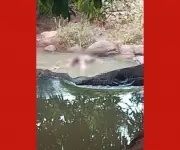 Corpo em decomposição é encontrado boiando em rio de Diamantino, Mato Grosso