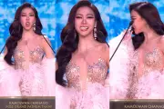 Dentes falsos caem de candidata ao Miss Grand Thailand 2026 durante apresentação no palco