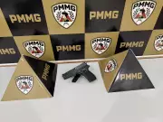 Dois homens presos após troca de tiros em Jaíba durante caso de violência doméstica