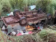 Duas vítimas fatais em acidente com furgão no sul do Tocantins