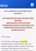 FBI emitiu alerta sobre possível ataque iraniano com drones na Califórnia, segundo documentos internos