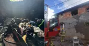 Homem morre ao tentar conter incêndio em casa no bairro Vila Esperança II, em Juiz de Fora