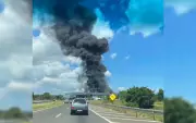 Incêndio atinge linha de produção de fábrica de ônibus Caio em Botucatu