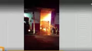 Incêndio de grandes proporções destrói galpão de panificação em Governador Valadares